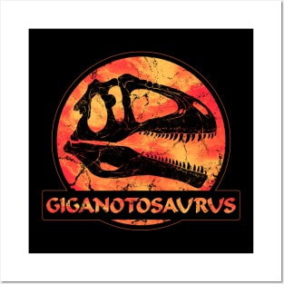 Giganotosaurus Fossil Skull Posters and Art